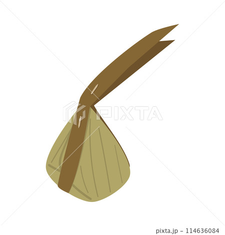 Thai dessert wrapped in banana leaves Thai dessert wrapped in banana leaves 114636084