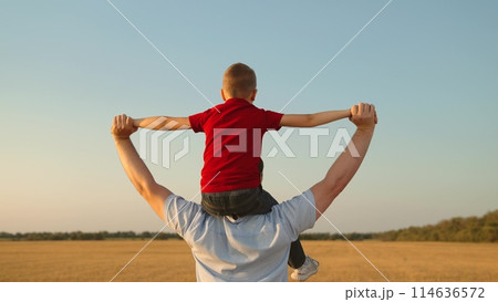 happy family father son child kid baby flight pilot superhero sky dream, kid pretending to fly, father son relationship, pretend pilot play, little aviator dream, family outside activity, male bonding happy family father son child kid baby flight pilot superhero sky dream, kid pretending to fly, father son relationship, pretend pilot play, little aviator dream, family outside activity, male bonding 114636572