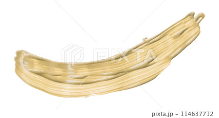 Light brown brush isolated on white background. Watercolor Light brown brush isolated on white background. Watercolor 114637712