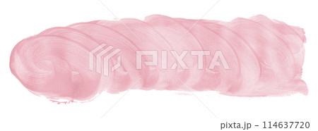 Pink paintbrush isolated on white background. Watercolor Pink paintbrush isolated on white background. Watercolor 114637720