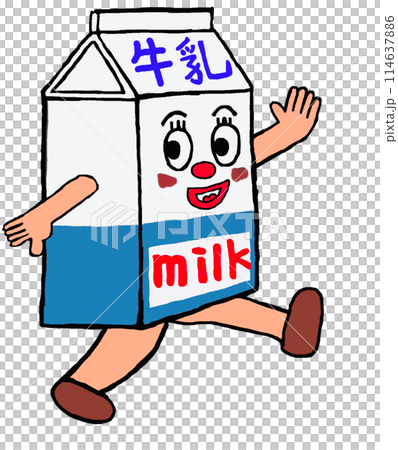 牛乳パックン(牛乳パック) 114637886