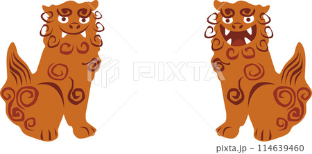 シーサーイラスト シーサーイラスト 114639460