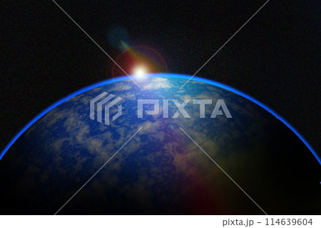 宇宙から見た地球イメージ 114639604