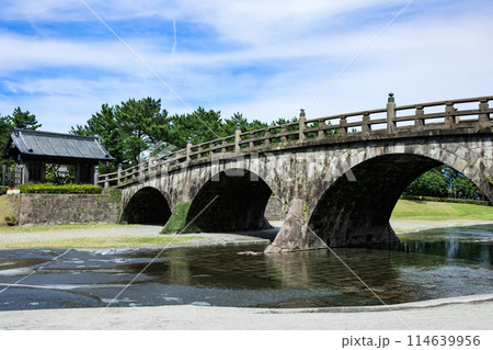 石橋記念公園 西田橋と御門 石橋記念公園 西田橋と御門 114639956