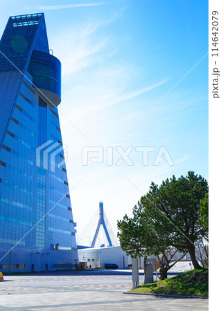 アスパムと青森ベイブリッジ　 114642079