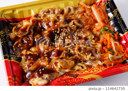 カルビ焼肉弁当 114642730