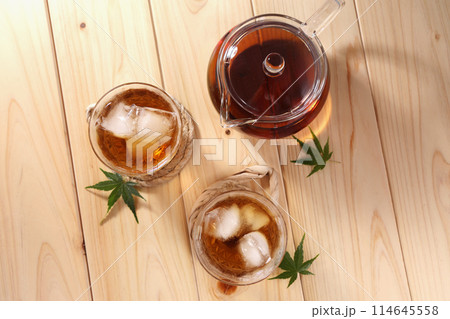 冷えた麦茶 114645558