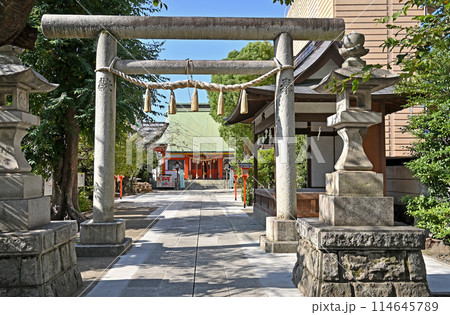 上尾宿散歩　中山道上尾宿　氷川鍬神社　上尾市宮本町 114645789