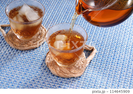 冷えた麦茶 冷えた麦茶 114645909