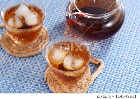 冷えた麦茶 114645911