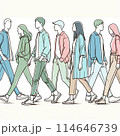 歩く人 114646739