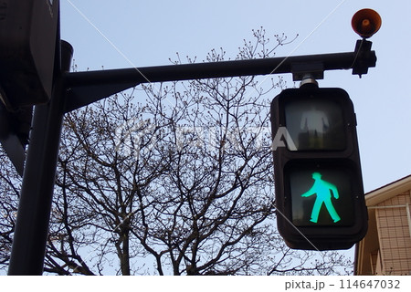 交通事故防止のための道路標識や道路標示 114647032