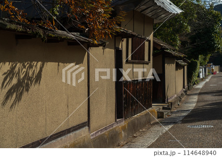 兵庫県篠山市の町並みを撮影したもの 兵庫県篠山市の町並みを撮影したもの 114648940