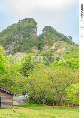 世界遺産「佐渡島(さど)の金山」 道遊の割戸 日本 世界遺産「佐渡島(さど)の金山」 道遊の割戸 日本 114649006