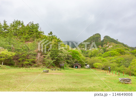 世界遺産「佐渡島(さど)の金山」 道遊の割戸 日本 世界遺産「佐渡島(さど)の金山」 道遊の割戸 日本 114649008