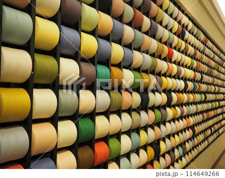 タオルの生地　グラデーション 114649266