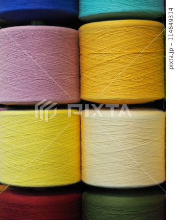 タオルの生地　グラデーション 114649314