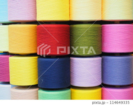 タオルの生地　グラデーション 114649335