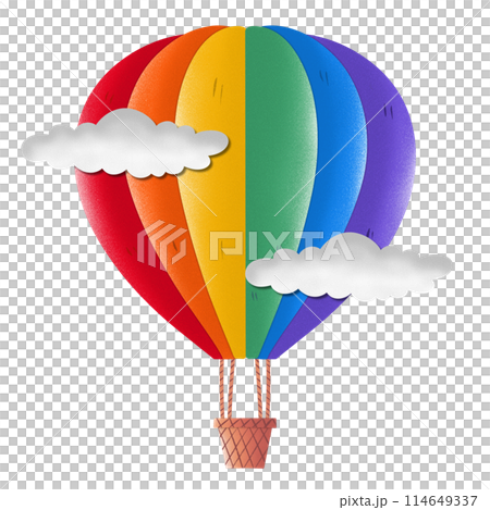 Pride month with balloon for celebration Pride month with balloon for celebration 114649337