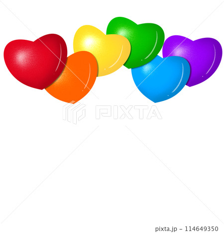 Pride month with balloons for celebration Pride month with balloons for celebration 114649350