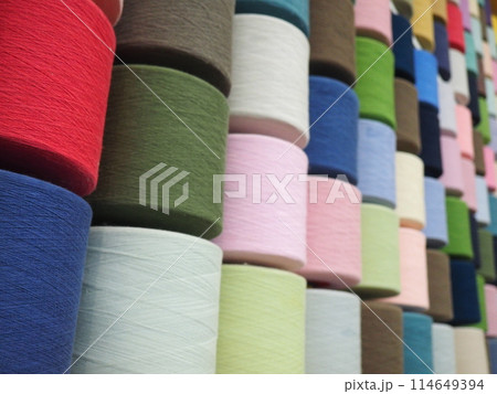 タオルの生地　グラデーション 114649394