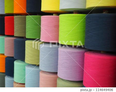 タオルの生地　グラデーション 114649406