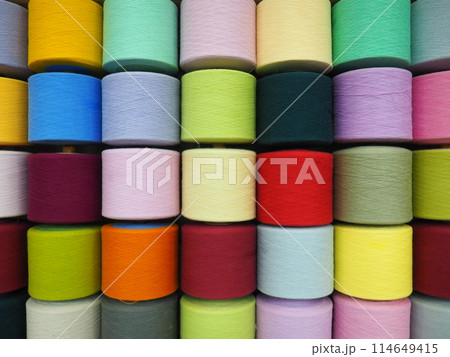 タオルの生地　グラデーション 114649415