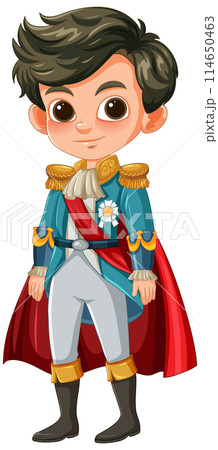 Young Prince in Royal Attire Young Prince in Royal Attire 114650463