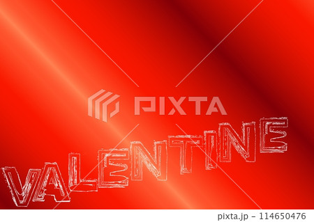 赤い光のグラデーション　ヴァレンタイン 114650476