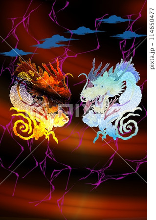 炎の龍　怒りモード 114650477