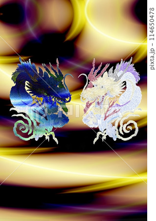 ドラゴンのイラスト 114650478