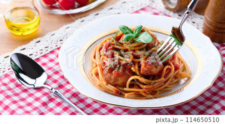 ミートボールスパゲッティ 114650510
