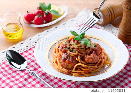 ミートボールスパゲッティ ミートボールスパゲッティ 114650514