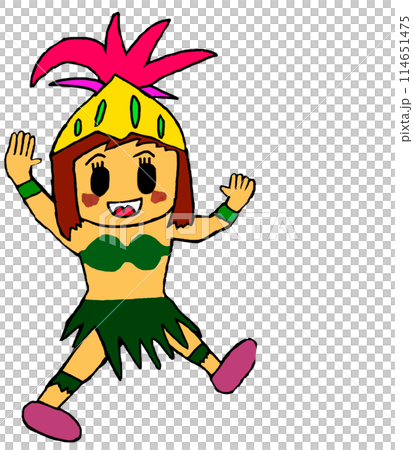 サンバを踊るブラジル人女性 114651475