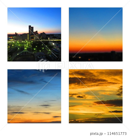 空のコラージュ 空のコラージュ 114651773