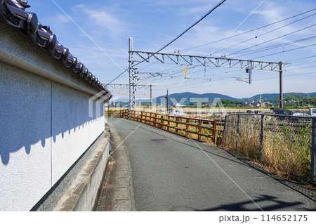 線路沿いの道 線路沿いの道 114652175
