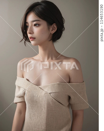 若い女性のポートレート 若い女性のポートレート 114653190
