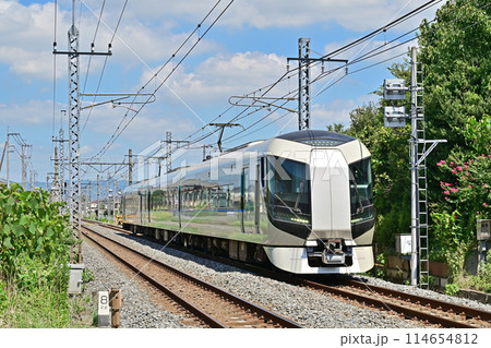 鉄道　私鉄：東武鉄道　日光線　リバティきぬ118号　500系 114654812