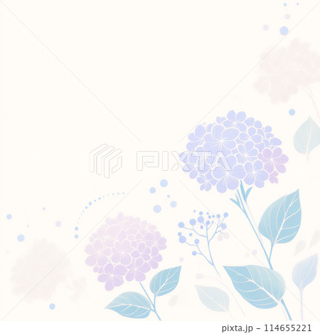 紫陽花パステル画８号 透明水彩画 紫陽花（あじさい）F10サイズ 額縁付 原画 新築