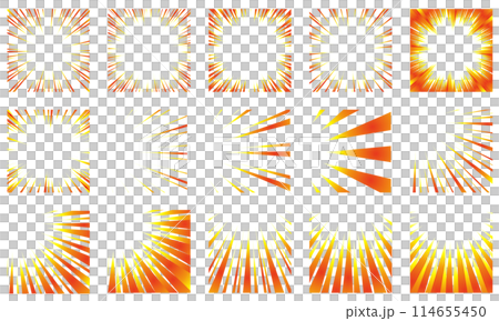 Set of colorful gradient lines 114655450