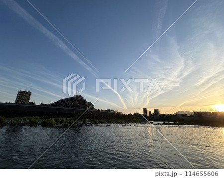 夕暮れの空 夕暮れの空 114655606