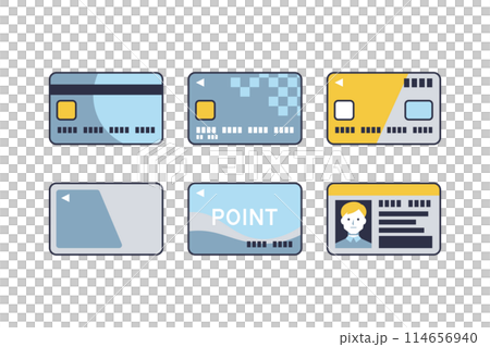 カードのイラストセット カードのイラストセット 114656940