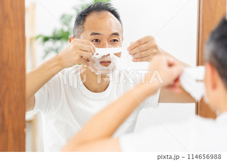 ミドル男性　ビューティー　パック 114656988