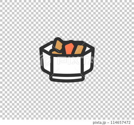 簡單的水煮食物插圖 114657472