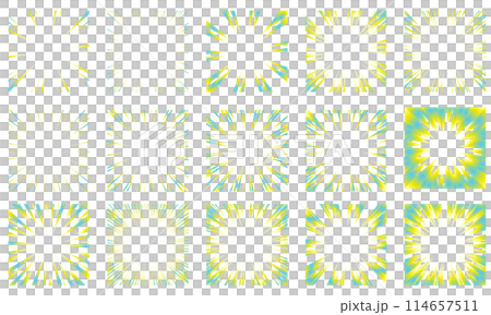 Set of colorful gradient lines 114657511