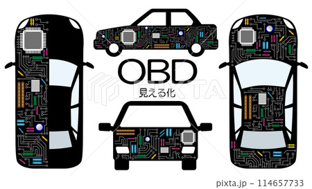 OBD見える化イラストセット 114657733