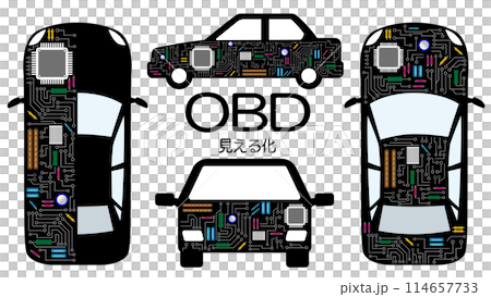 OBD見える化イラストセット 114657733