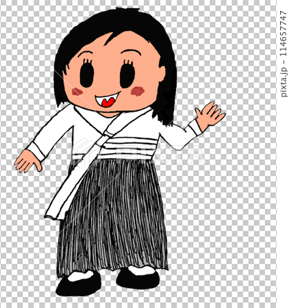 Korean woman wearing chogori 114657747