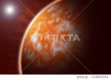 地球温暖化イメージイラスト 114658164