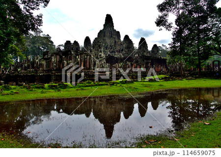カンボジア・アンコールトム遺跡 カンボジア・アンコールトム遺跡 114659075